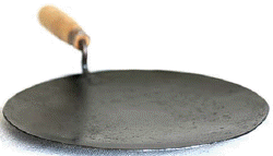 TAWA (Roti Pan) non-stick- 15″ Steel- Heavy Duty, large – Caribbean Food